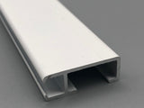 150 meter Metal Sectional Track - White Aluminium Track - Medium Duty