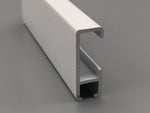 150 meter Metal Sectional Track - White Aluminium Track - Medium Duty