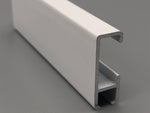 150 meter Metal Sectional Track - White Aluminium Track - Medium Duty