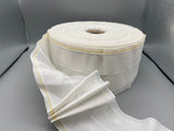 White Deep Pinch Pleat Curtain Heading Tape - Stitching Guides - 100mm (4" inch) - 10meter-Curtains Supplies Direct