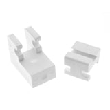 U30933X Universal PVC Track Brackets x 5pcs