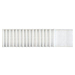 Multi Woven Pocket Tape - 76mm (3" inch) - White - Lapped 500meter