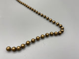 Antique Gold Bead Chain - Bead Diameter ø 4.5mm-Curtains Supplies Direct