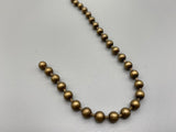 Antique Gold Bead Chain - Bead Diameter ø 4.5mm-Curtains Supplies Direct