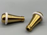 Solid Body Brass Acorn - With Safety Rubber Band - Pack of 2 - Curtains Supplies Direct