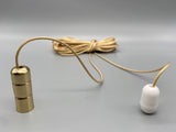 Gold Contempo Acorn with 1.5meter Gold Cord & Plastic Connector-Curtains Supplies Direct