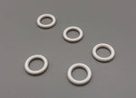 Roman Blinds White Sew-in Rings - ø 12.6mm Diameter - Pack of 50 - 1,000-Curtains Supplies Direct