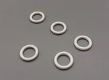 Roman Blinds White Sew-in Rings - ø 15.8mm Diameter - Pack of 50 - 1,000-Curtains Supplies Direct