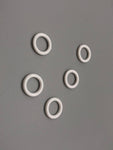 Roman Blinds White Sew-in Rings - ø 15.8mm Diameter - Pack of 50 - 1,000-Curtains Supplies Direct