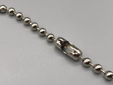 Silver Bead Chain Bead Diameter ø 4.5mm-Curtains Supplies Direct