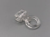 Clear Clip On Rings for 4mm Roman Rods - Pack Of 10, 50, 100-Curtains Supplies Direct