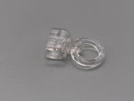 Clear Clip On Rings for 4mm Roman Rods - Pack Of 10, 50, 100-Curtains Supplies Direct