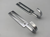 Modern Tie Back Hooks - Chrome Finish - Pack of 2 - Curtains Supplies Direct