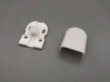 Small Adjustable Wall Plastic Cord Tensioner - White - Pack of 5-Curtains Supplies Direct
