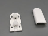 Large Adjustable Wall Plastic Cord Tensioner - White - Pack of 5-Curtains Supplies Direct