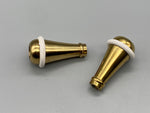 Solid Body Brass Acorn - With Safety Rubber Band - Pack of 2 - Curtains Supplies Direct