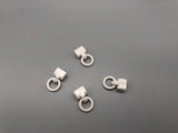 White Clip On Rings for 4mm Roman Rods - Pack Of 10, 50, 100-Curtains Supplies Direct