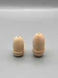 Wooden Acorn - Various Types, Colours & Sizes - Pack of 3-Curtains Supplies Direct