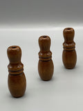 Wooden Acorn - Various Types, Colours & Sizes - Pack of 3-Curtains Supplies Direct