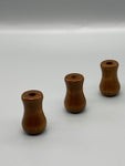 Wooden Acorn - Various Types, Colours & Sizes - Pack of 3-Curtains Supplies Direct