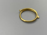 Gold Split Rings - 19mm Inner Diameter - Pack of 50-Curtains Supplies Direct