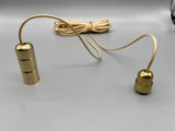 Gold Contempo Acorn with 1.5meter Gold Cord & Gold Connector-Curtains Supplies Direct
