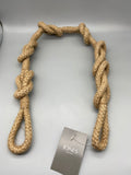 Pair of Coastal Shanklin Rope Tie Band Jute / Tie Backs - by Jones® - Pair - Curtains Supplies Direct