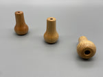 Vase Model Acorn - Natural Wood - Pack of 3-Curtains Supplies Direct