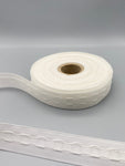 White Pencil Pleat Curtain Heading Tape 25mm (1" inch) - 10meter-Curtains Supplies Direct