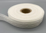 White Pencil Pleat Curtain Heading Tape 25mm (1" inch) - 10meter-Curtains Supplies Direct