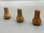 Vase Model Acorn - Natural Wood - Pack of 3-Curtains Supplies Direct