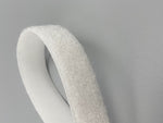 Self Adhesive Hook & Loop Tapes for Roman Blinds - White - 20mm Wide-Curtains Supplies Direct