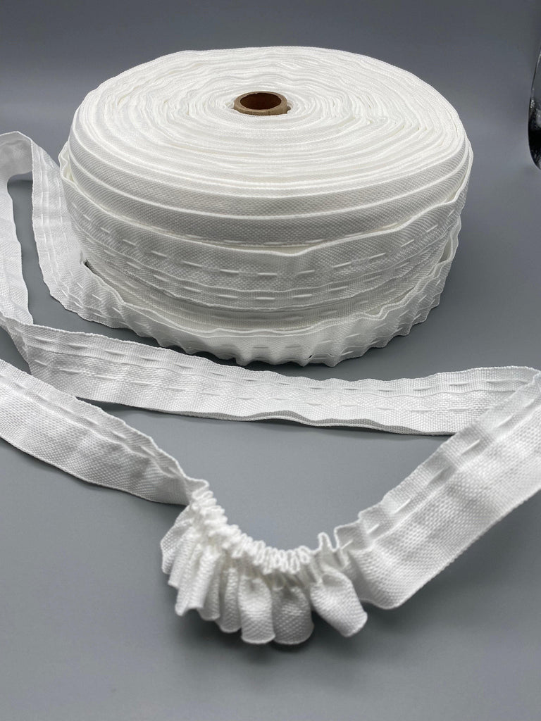 Flange Lining Curtain Tape 25mm 1 Inch White 10meter 