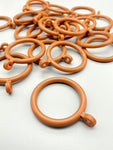 Plastic Curtain Pole Rings - For Poles upto 30mm - Various Colours - 100pcs-Curtains Supplies Direct