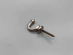 Satin Metal Ball-end Tie Back Hook - Small - Pack of 2-Curtains Supplies Direct