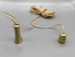 Matte Gold Umbrella Acorn with 1.5meter Gold Cord & Gold Connector-Curtains Supplies Direct