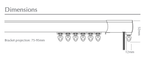 Evolution Crest Track Corded Curtain Track - Complete Kit Curtain Tracks - Metal - Heavy Duty-Curtains Supplies Direct