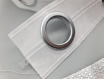 Curtain Rings for Eyelet Tape - Various Colours - Fits Rod Upto 50mm - Pack of 10-Curtains Supplies Direct