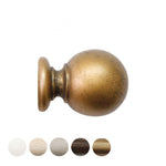 Handcrafted Cathedral 30mm Pole Ball Finial