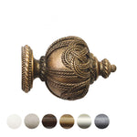Handcrafted Florentine 48mm Pole Rope Finial