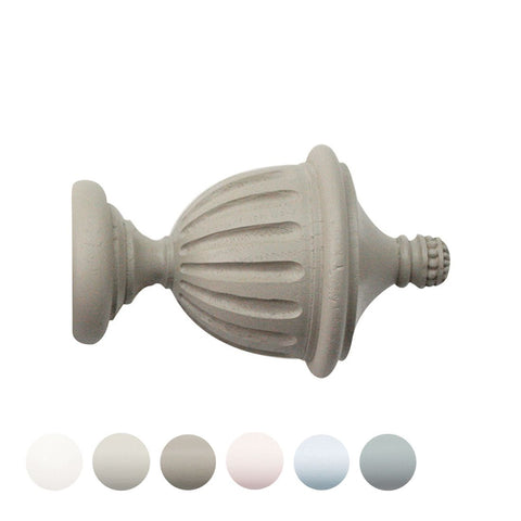Handcrafted, Seychelles 40mm, Fluted Urn Finial