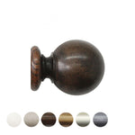 Handcrafted Florentine 48mm Pole Ball Finial