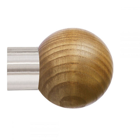 Strand 35mm Collection, Light Oak Ball Finial