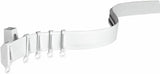 5mtr Bendable Curtain Tracks - Curtain Track with Fittings - White